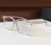 Ny modedesignacetat Optiska glasögon 8070 Överdimensionerad fyrkantig ram Retro Enkel och generös stil med låda kan göra receptbelagda linser