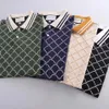 Designer Summer T-shirts Polos män Kort ärm tryckt brev Löst polo tees kausal mans toppar kläder asiatisk storlek