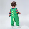 Ensembles de vêtements Kawaii dinosaure bébé barboteuses filles garçons body ensemble t-shirt infantile à manches longues enfants ensemble dessin animé mode enfant s 231207