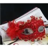 Venetië Hot Sale Party Lace Maskers Exquise Diamond Leather Lady Maskers Maskerade Prinses Masker Met Bloem Luxe Mode Modieus