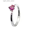 Solitaire Ring Valentijnsdag YOU ME Ring 925 Sterling Zilver-Ringen DIY Mode Europese sieraden voor vrouwen Groothandel Vrouw Cadeauringen YQ231207
