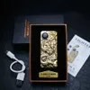 Hi-Tech-Touch Dual Arc Smart Lighter Engraving Plasma Pulse Men's Cigarette