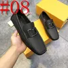 43model High Quality Genuine Leather Designer Men Loafers Shoes Soft Crocodile Style Moccasins Mens Loafers Fashion Brand Male Flats Comfy Driving Shoes 38-46