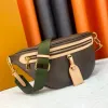 M46784 Hochhaus-Bauchtasche für Damen, Gürtel-Taillentaschen, luxuriöse Herren-Kupplung, Cross-Body-Designer-Taschen, Totes-Handtasche, echtes Leder, modische Gürteltasche, Hüfttaschen, Umhängetaschen