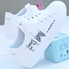 Dress Shoes Arrival Fashion Laceup Women Sneaker Casual Printed summer Pu Cute Cat Canvas 231207