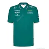 Men's T-shirts Outdoor T-shirts 2023 New F1 Racing Suit Aston Martin Alonso Team Same Short Sleeve Polo Shirt for Ujnf