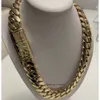 Hip Hop Schmuckkette 14k 25mm 24" 700g 999 Silber Pain Cuban Chain mit Iced Out Moissanit Lock Iced Out Cuban Link Chain