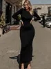 カジュアルドレスファッションインウインドベルトショルダーパッドフード付き長袖ドレス女性ソリッドカラーハイウエストスリムフィット膝の下を見て