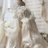 Jurken voor meisjes Babymeisje Lolita Prinsessenjurk Peuter Kind Vintage Elegante Strik Kant Tutu Vestido Feest Verjaardag Kostuum Kleding 1 10Y 231207