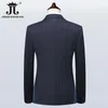 Ternos masculinos Blazers S 7XL Blazer Vest Calças Listras Verticais Double Breasted Estilo Britânico Terno Noivo Casamento Prom Party Business Tuxedo 231207