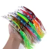 Baits Lures 1pcs Hard Fishing Lure Fish Bait 40g 6 Color Squid High Carbon Steel Hook Octopus Crank For Artificial Tuna Sea Allure Tool 231206