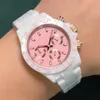 Oglądaj zegarek męskich zegarek 43 mm kwarcowy ruch na rękę Sapphire zegarek Noctilucenter Ceramic Pasp Watch