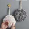 New Cleaning Cloths Chenille Hand Towels Kitchen Bathroom Hand Towel Ball with Hanging Loops Quick Dry Soft Absorbent Microfiber Towels