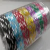 Bracelets en métal colorés pour filles et femmes, 100 pièces, magnifiques, à la mode, 255L