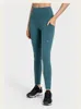 LU-1784 Women yoga leggings pants women designers high waist sports gym legging classic elastic fitness lady