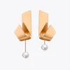 Dangle Earrings Enfashion Trending Products Pearl DropEarings Fashion Jewelry for Stainless Steel Brincos ChristmasEFJ181055