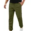 Herrenhose Cord Kordelzug Taille Elastisch Tapered Jogging Sport