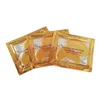 Outras ferramentas de cuidados com a pele Máscaras de olho de cristal de colágeno Anti-inchaço hidratante Anti-envelhecimento Gold Powder422