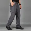 Pantalons pour hommes Casual Summer Cargo Hommes Multiples Poche Tactique Mâle Pantalon Militaire Imperméable À Séchage Rapide Plus Taille S5XL Pantalon 231206