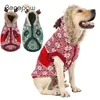 Hundkläder Benepaw Jul Dog Sweater Winter Warm Reindeer Hooded Sticked Pullover Cat Puppy Clothing Pet Clothes For Small Medium Dogs 231207