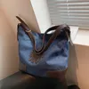 Evening Bags Casual Tote Luxury Designer Canvas Bag Women Shoulder Retro Hollow Embossing Zip Hobo Handbags Large Capacity Messenger