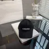 Cordury Baseball Cap Luxe damesborduurhoeden Mode Letter Caps Casual herenhoed