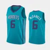 Charlotte''Hornets''Men Devonte' Graham Kemba Walker Terry Rozier III P.J. Washington''Cody Zeller Teal Jersey con icono personalizado