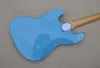 4 strängar Blue Electric Bass Guitar med 20 banden Rosewood Freboard anpassningsbar