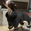Dog Apparel Winter Onesies For Dogs Large Soft Puppy Clothes High Neck Warm Italian Greyhound Loose Four Legged Thick Suits 231206
