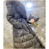 女性のダウンホワイトダックジャケット女性冬の大きな毛皮の襟の羽毛濃い暖かい長い女性オーバーコートベルトルーズパフジャケット