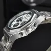 Girard Wrist Watches for Men 2024メンズウォッチ6針ダイヤルワーククォーツウォッチ高品質の高級ブランドクロノグラフクロックスチールベルトファッションGPモントレG066