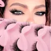 5 paar Cat Eye Eye verlenging natuurlijke pluizige imitatie nertsen valse wimpers