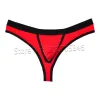 Men Cotton Pouch Thong Sexy Design Thongs Underwear Penis Hole Sheath Cover T-Back Tangas G-string