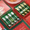 4pcs/set Christmas Coffee Spoons Stainless Steel Snowman Star Dessert Spoons Teaspoons Cutlery Spoon Christmas Gift with Box