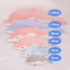 Plush Dolls Dolphin Toys Lovely Stuffed Soft Animal Pillow for Children Girls Sofa Sleeping Cushion Gift 231206