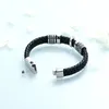 Link Bracelets Cross Cremation Urn Bracelet For Ashes Genuine Leather Memorial Ash Jewelry Bangles Locket Keepsake Men