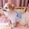T-shirt a maniche corte per cani da compagnia con motivo a lettera dolce estivo T-shirt per cuccioli di animali Cani Gatti Teddy T-shirt Abbigliamento Capispalla Abiti S