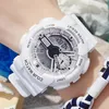 Wristwatches Student Electronic Watch Fashion Sports Couple Clock Multifunctional Outdoor Waterproof Dual Display Children