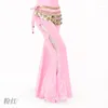 Stage Wear Side Slit Lace Pants Belly Dance Practice Clothes Training