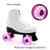 Skate Accessories Double Row Roller Skate Luminous Wheel 6 Color Light Wheel Four-Wheel Roller Skate Flash Wheel Roller Skate Accessories 82A 231206