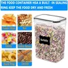 Overige Keuken Eetbar Voedselopslagcontainers Pantry Organisatie en 7 stuks BPA-vrij plastic Luchtdicht 231207