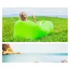 Other Furniture Outdoor Cam Inflatable Sofa Air Mattress Single Deck Chair Portable Lunch Break Music Festival Convenient And Practica Dh5Uf