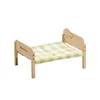 MEWOOFUN Canapé-lit en Bois Robuste pour Chat en Toile Respirante, canapé détachable pour Chiens pour Chats et Petits Chiens en été 231206