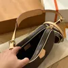 Bolso de hombro Hobo Bolso de mujer con billeteras Lady Cross Body Fashion Fashion Classic Letter Se impresión de cuero ajustable Correa de hombro Mujer bolsas para mano