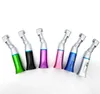 Colorful dental contra angle handpiece low speed motor with head push button and or latch