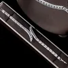 Zestawy biżuterii ślubnej 2023 4 -częściowy zestaw Nigeria Bride Cubic Zirkonia Dubai Naszyjnik Bransoletka Cz Crystal 231207