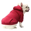Vestuário para cães Outono Inverno Camisola Denim Bolso Dois Pés Roupas Estilo Esportivo Pet Cat Roupas Suprimentos