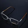 Óculos de sol masculino presbiópico óculos vintage quadrado quadro completo anti-risco visão distante óculos óptico óculos de leitura