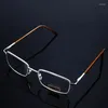 Sunglasses Business Men's Presbyopic Glasses Vintage Square Full Frame Anti-Scratch Far Sight Eyewear Optical Spectacle Reading Eyeglasses