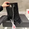 23K Designerka damska torba na ramię 33 cm skórzana diamentowy klasyczny czarny sprzęt metalowy klamra Pearl uchwyt luksusowy torebka Matelasse Bag Crossbody Bag 31 Bags na lotnisku